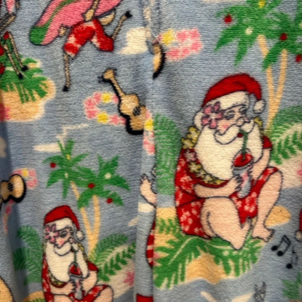 Women's large Secret Treasures Aloho Christmas Onesie zip‎ large